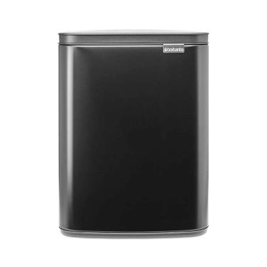 Imagem de Lixeira Bo Touch Bin Em Aço 12 Litros Brabantia Preta