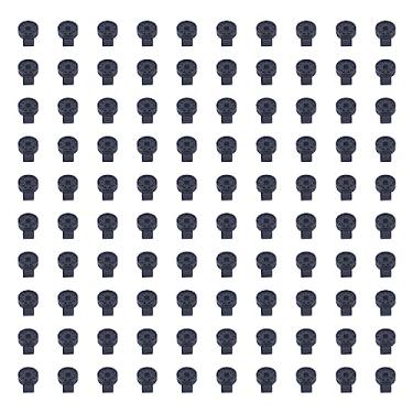 Imagem de 100 Pçs Clipes de Plástico de Pano de Sombra, Clipes de Plástico de Aperto de Bloqueio Resistente de Pano de Sombra para Rede de Sombra de Sol Acampamento Pesca Caminhadas Rv