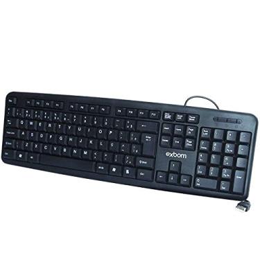 Imagem de Teclado Computador e Notebook USB Preto Exbom BK-102, 2504