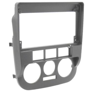 Imagem de Moldura Painel 2 Din 9 Polegadas Gol Saveiro Parati G4 Cinza - Ludovic