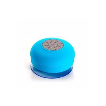 Imagem de Caixa De Som Portatil Bluetooth Resistente à Água - Azul - BTS