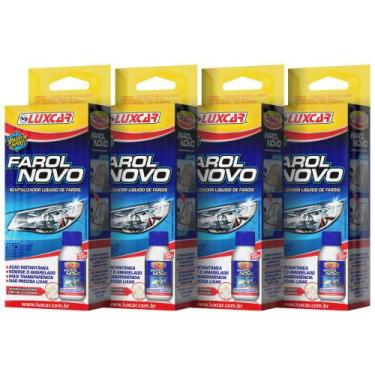 Imagem de Kit Revitalizador Farol Novo Luxcar 4 unidades 