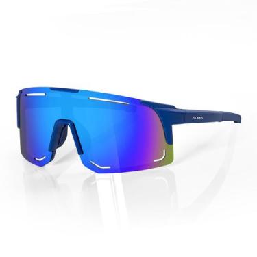 Imagem de Óculos Esportivo Proteção Uv 400 Basah Azul Alma Genius