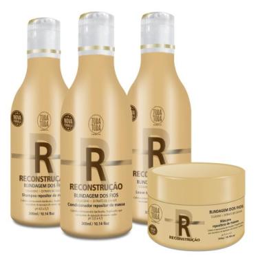 Imagem de Kit Capilar Reconstrução Profunda Toda Toda Cosmétcs - Toda Toda Cosmé