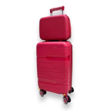 Imagem de Mala De Bordo 10Kg + Frasqueira Polipropileno Inquebrável - Ultra Leve