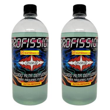 Imagem de Kit 2 Liquidos Fluido Para Maquina De Fumaça Neutro Profissional Balad