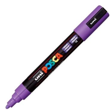 Imagem de Caneta Uni Posca Pc 5m Violeta Uniball, VIOLETA 12