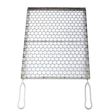 Imagem de Grelha tela inox cabo em alumínio Lobo Churrasqueiras