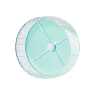 Imagem de Generic Roda de hamster silenciosa Hamster Silencioso Brinquedo de rolamento Gaiola Acessórios Silencioso Rotator Silencioso Bola de exercício para Gerbil, Verde