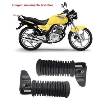 Imagem de Par Pedaleira Traseira Com Suporte Moto Suzuki Yes 125 Todas - Mmb