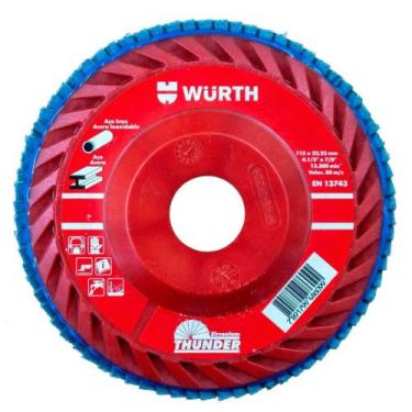 Imagem de Disco Flap Para Aço Inox 80m/s - wurth