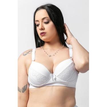 Imagem de Sutien com Detalhe de Renda no Meio do Bojo - Tonatua, M, Branco