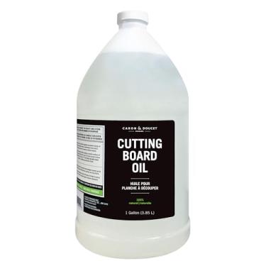 Imagem de Caron & Doucet - Tábua de cortar e óleo de madeira de bloco de açougueiro - 100% à base de plantas e vegano. Melhor para condicionamento e acabamento de madeira. Não contém óleo mineral à base de