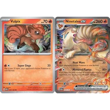 Imagem de Ninetales ex 038/165 - Pokemon 151 - Double Rare - Evolution 2 Card Set - Vulpix