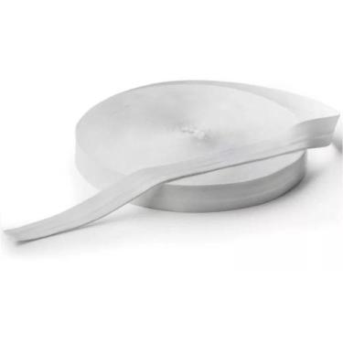 Imagem de Fita Acetinada p/ Sublimação Alvejada p/ Crachá e Medalhas - 50 metros