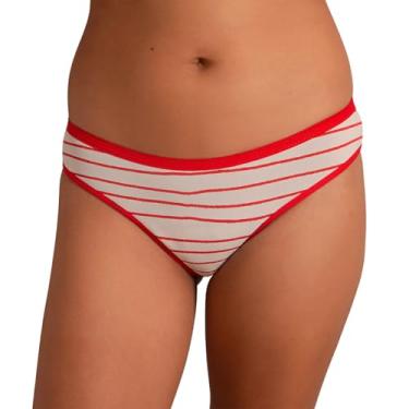 Imagem de Calcinha Absorvente Bela Gil - branco e vermelho-Branco e Vermelho-G