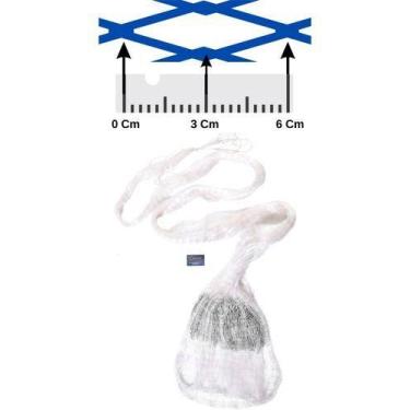 Imagem de Tarrafa C/ Corrente Para Pesca Malha 30mm Carpa Tilápia 15mt - Sea Gol