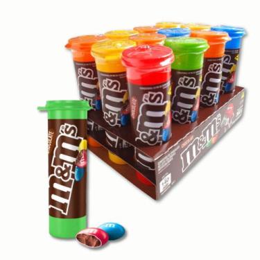 Imagem de M&Ms Chocolate ao Leite Tubo Kit 12 unidades de 30g - Mars