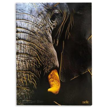 Imagem de Pasta Aba Elástico Ofício L'Éléphant Bleu Marmo Moon Dello,  Elefante