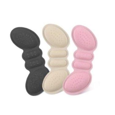 Imagem de Par Palmilha Protetor Calo Calcanhar 3 Cores Tendão De Aquiles Pés Sap