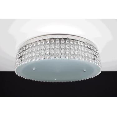 Imagem de Lustre Plafon Cristal 40cm Redondo 435/40 - IluminaMundo