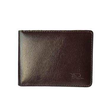 Imagem de Carteira Slim Couro 26-R Personalizada Raffai Couros, Pinhão