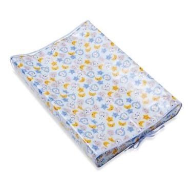 Imagem de Trocador Americano Para Bebê NOITE ESTRELADA AZUL - CLICK TUDO