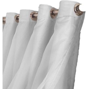 Imagem de cortina blackout Celina quarto de janela 5,50 x 2,70 cinza - Bravin Co