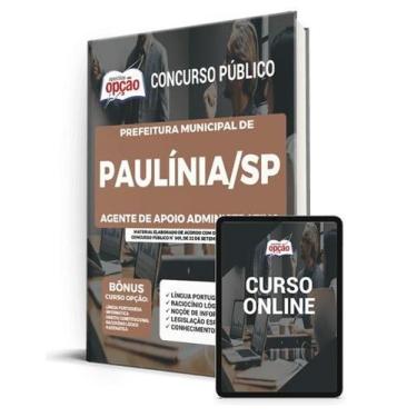 Imagem de Apostila Prefeitura de Paulínia - SP - Agente de Apoio Administrativo