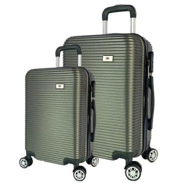 Imagem de Kit 2 Malas De Viagem C/ Rodinhas 360º  Média e Grande Em Abs - EAGLE,