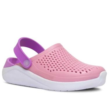 Imagem de Sandalia Babuche Chinelo Nº 29 Ao 36 Infantil Menino Masculino Feminino Menina 12.111j (Rosa, BR, Criança de 9 a 12 anos, Numérico, 34)