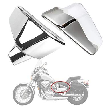 Imagem de PSLER Battery Side Fairing Covers for VLX 600 1999-2008 and for VT 600 C CD Shadow VLX Deluxe 1999-2007 Chrome