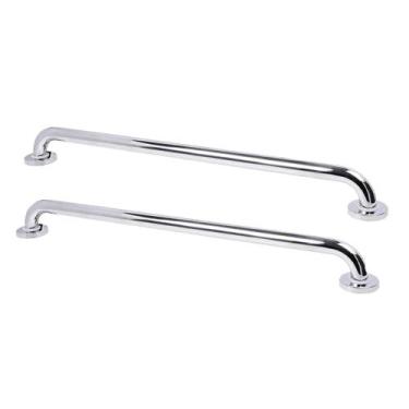Imagem de Alça de Apoio Banheiro Inox Reta Barra 60cm Idoso Deficiente Cadeirant