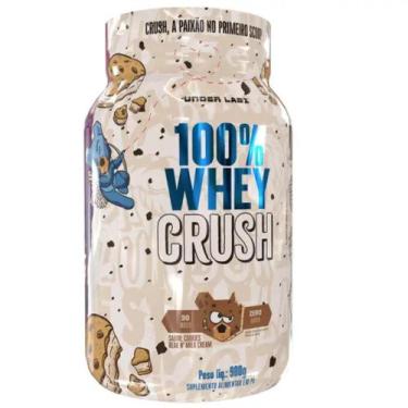 Imagem de Whey Protein Crush 100% Concentrado Under Labz Sem Glúten 900g, Cookie
