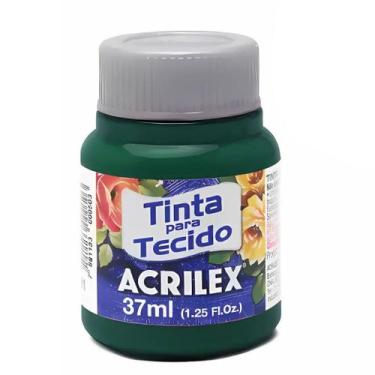 Imagem de Tinta Para Tecido Acrilex Fosca 37ml Escolha a Cor, 511 - VERDE BANDEI