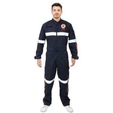 Imagem de Macacão Samu Masculino - DEMORGAN, Marinho, P