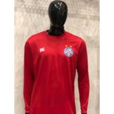 Imagem de Camisa Térmica Bahia Esquadrão Manga Longa Masculina Vermelha, 4G