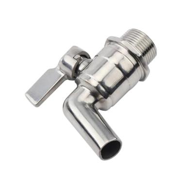 Imagem de Fabricação caseira de cerveja 3/4 Homebrew Drain Valve Working Pressure 200PSI Sanitary Faucet Drink Faucet Beer Wine Beverage Faucet Beer Keg Tap Acessórios para vinho