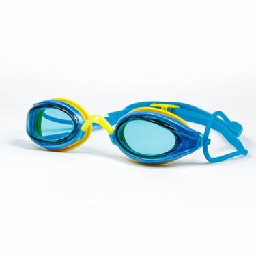 Imagem de Óculos para Natação Aquatech, Hammerhead, Adulto Unissex, Azul/Amarelo/Azul