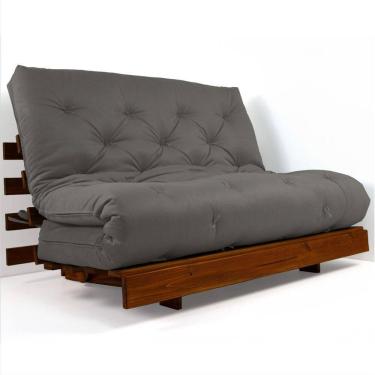 Imagem de Sofá Cama Casal Futon Tokio D33 Madeira Maciça Cor Mel Ii