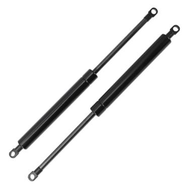 Imagem de Motoforti Amortecedores a gás de 350 mm/13,78" molas a gás 600N preto aço carbono 2 peças RV caixa de ferramentas tampa caixa de armazenamento capa de porta de armário