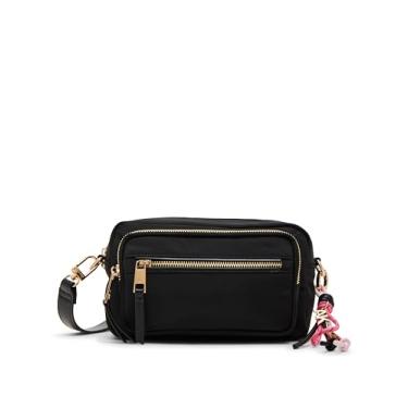Imagem de Anne Klein Bolsa feminina para câmera com alça destacável, preta, Preto, Small