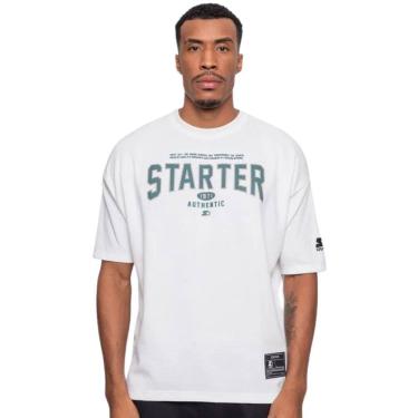Imagem de Camiseta Masculina Starter Since Oversized Off White A294A