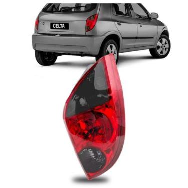 Imagem de Lanterna Traseira Celta 2007 a 2014 Fumê, Direito