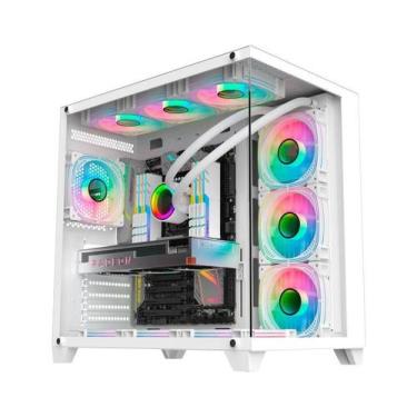 Imagem de Gabinete Gamer GHOST SHARK WHITE ATX - CG-W2J1 - K-Mex
