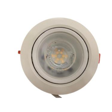 Imagem de Kit 10 Spot Led Dicróica Embutir Redondo 12W Branco Quente - Aaatop