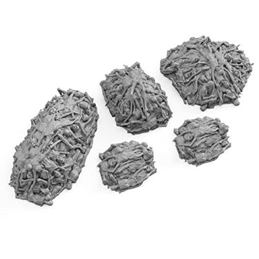 Imagem de 3DEGOS Necromancer Skull Corpse Piles DND Terrain 28mm for Dungeons and Dragons, D&D, Pathfinder, Warhammer 40k, RPG, Miniatures, Age of Sigmar, Tabletop, D and D, Dungeons and Dragons Gifts