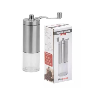 Imagem de Moedor de Café Grãos Manual Inox Portátil Cerâmica