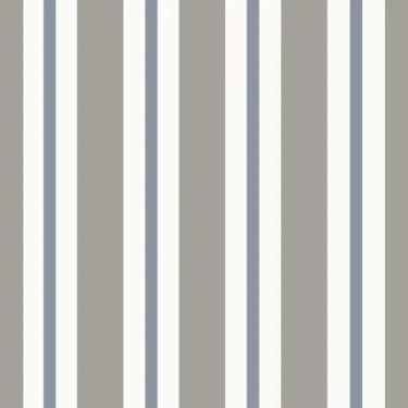 Imagem de Papel de Parede Vinílico Listra quadros cinza e azul revoada 4456 53x1