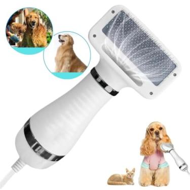 Imagem de Secador De Pelo Escova Pente Pet Tosa Profissional Portátil 2 In 1